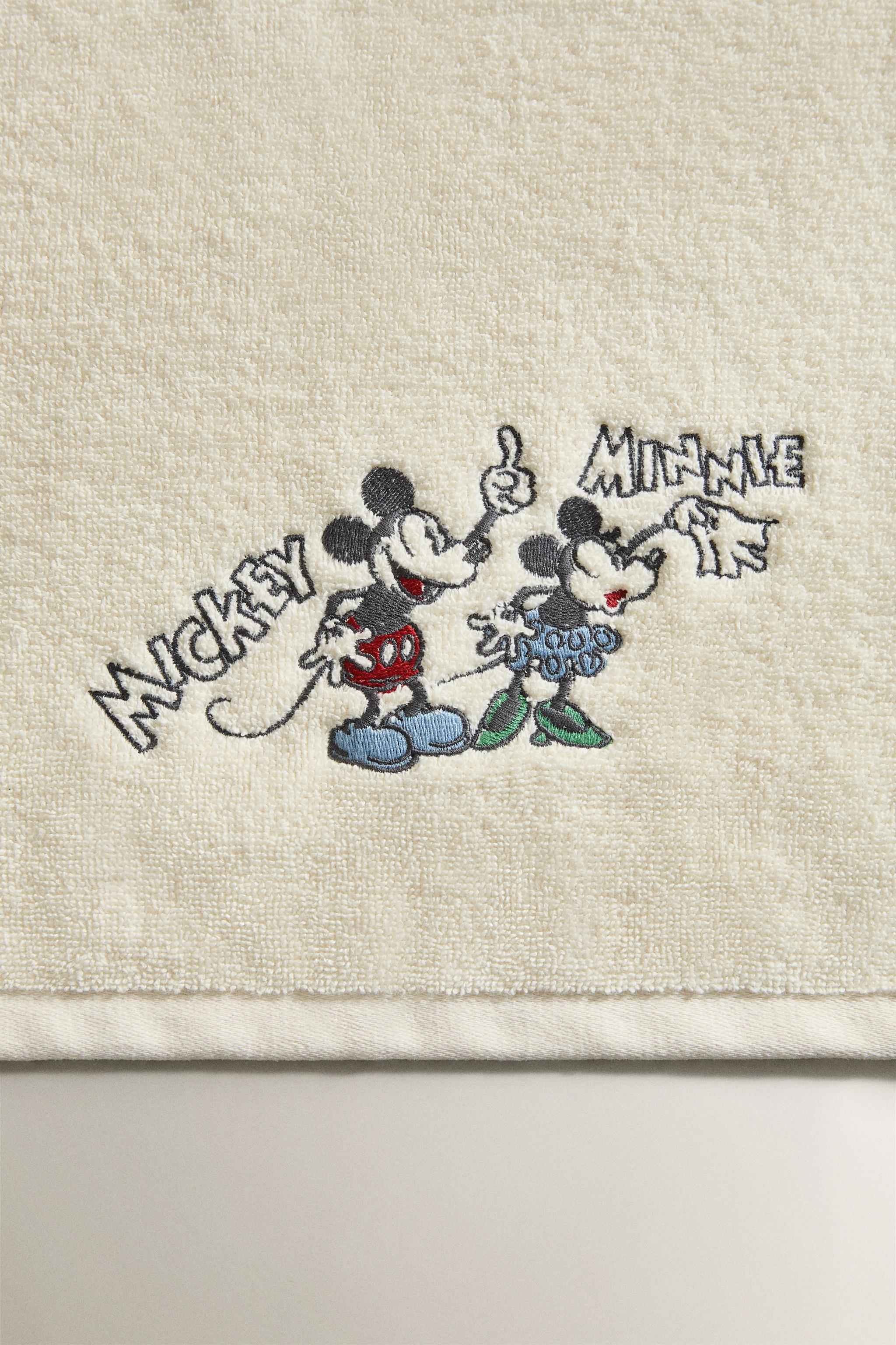 SERVIETTE DE BAIN ENFANT ÉPONGE MICKEY & MINNIE ©DISNEY